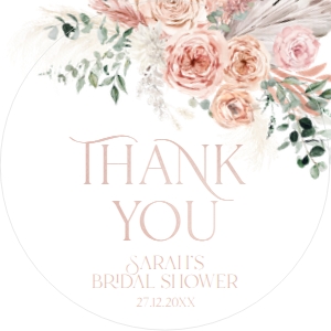 B008 Circle/Square Favor Tag 2x2in: B008 Bridal Shower Bundle