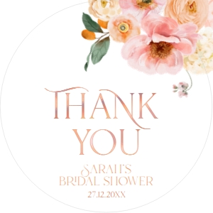 B007 Favor Tag Circle/Square: B007 Bridal shower Bundle