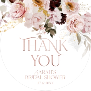 B009 Favor Tag Circle/Square: B009 Bridal Shower Bundle