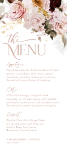 B009 Menu 4x9: B009 Bridal Shower Bundle