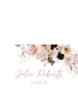 B009 Place Card Folded: B009 Bridal Shower Bundle