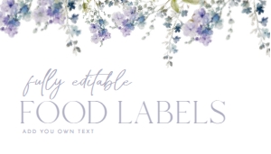 B010 Food Label Flat: B010 Bridal Shower Bundle