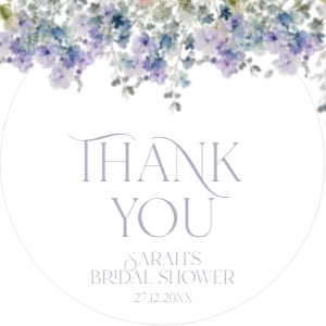 B010 Favor Tag Circle/Square: B010 Bridal Shower Bundle