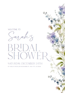 B010 Welcome Sign Vertical A1: B010 Bridal Shower Bundle