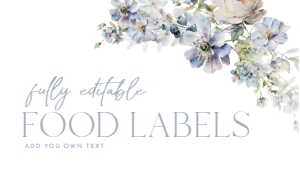 B011 Food Label Flat: B011 Bridal Shower Bundle