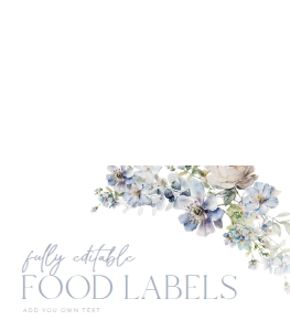 B011 Food Label Folded: B011 Bridal Shower Bundle