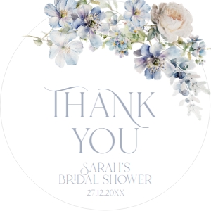 B011 Favor Tag Circle/Square: B011 Bridal Shower Bundle