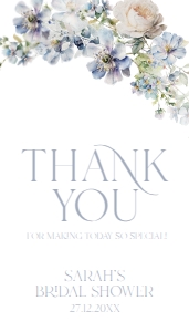 B011 Favor Tag Rectangle: B011 Bridal Shower Bundle