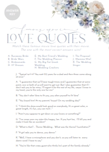 B011 Bridal Shower Games Answer Key: B011 Bridal Shower Bundle