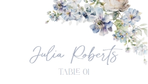 B011 Place Card Flat: B011 Bridal Shower Bundle