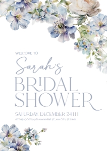 B011 Welcome Sign Vertical A1: B011 Bridal Shower Bundle