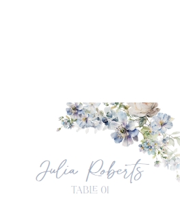 B011 Place Card Folded: B011 Bridal Shower Bundle