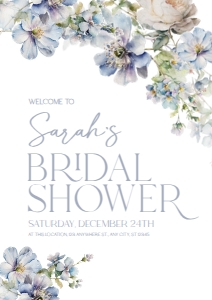 B011 Welcome Sign Vertical A2: B011 Bridal Shower Bundle