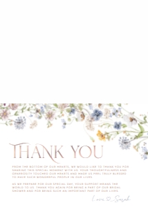 B016 Thank You Card Folded: B016 Thank You Card