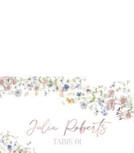 B016 Place Card Folded: B016 Bridal Shower Bundle