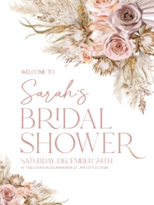 B028 Welcome Sign Vertical 18x24: B028 Bridal Shower Bundle