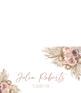 B028 Place Card Folded: B028 Bridal Shower Bundle