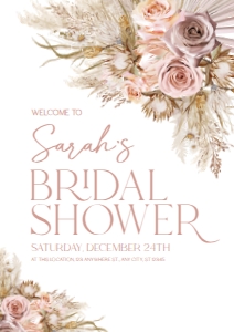 B028 Welcome Sign Vertical A2: B028 Bridal Shower Bundle