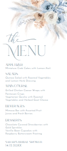 B029 Menu 4x9: B029 Menu