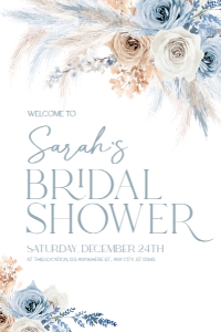 B029 Welcome Sign Vertical 24x36: B029 Bridal Shower Bundle