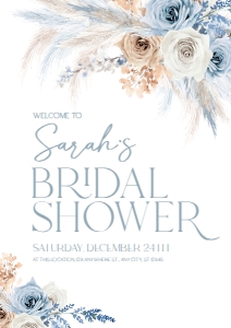 B029 Welcome Sign Vertical A1: B029 Bridal Shower Bundle