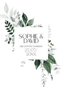 D001 Wedding Invite Back: D001 Wedding Bundle