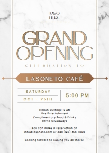 C019 Grand Opening Invite 5x7 design preview