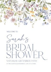 B031 Welcome Sign Vertical A2: B031 Bridal Shower Bundle