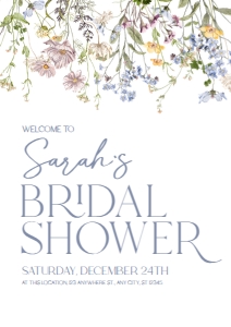 B031 Welcome Sign Vertical A1: B031 Bridal Shower Bundle