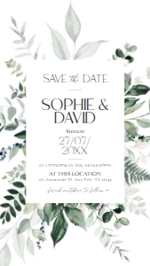 D001 Save The Date Digital: D001 Wedding Bundle