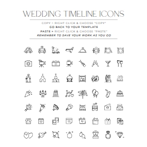 D011 Wedding Program design preview
