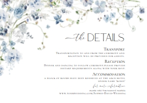 D005 Detail Card Horizontal 5x3.5: D005 Wedding Bundle