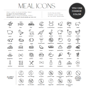 D018 Menu design preview