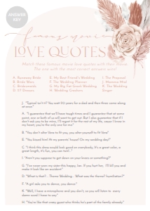 B015 Bridal Shower Games Answer Key: B015 Bridal Shower Bundle