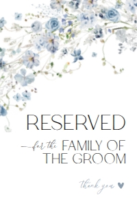 D005 Reserved Sign 4x6: D005 Wedding Bundle