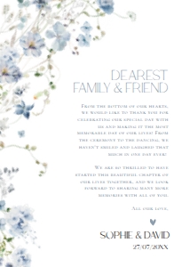 D005 Photo Thank You Card: D005 Wedding Bundle