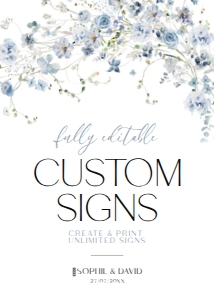 D005 Custom Sign 5x7: D005 Custom Sign