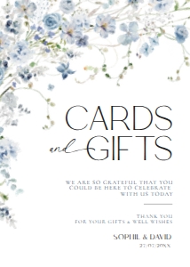 D005 Card Gift Sign 5x7: D005 Wedding Bundle