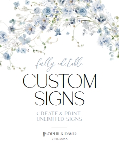 D005 Custom Sign 8x10: D005 Custom Sign