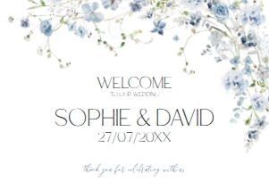 D005 Welcome Sign Horizontal A2: D005 Wedding Bundle