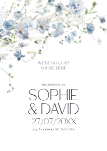 D005 Welcome Sign Vertical A1: D005 Wedding Bundle