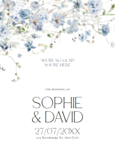 D005 Welcome Sign Vertical 18x24: D005 Wedding Bundle