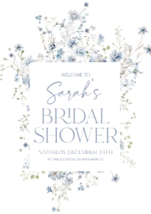 B036 Welcome Sign Vertical A2: B036 Bridal Shower Bundle