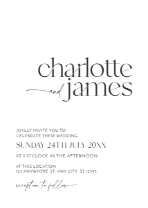 D008 Wedding Invite Front: D008 Wedding Suite