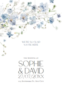 D005 Welcome Sign Vertical 24x36: D005 Wedding Bundle