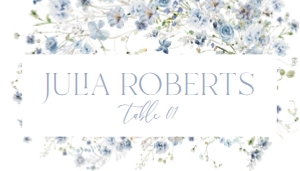 B036 Place Card Flat: B036 Bridal Shower Bundle