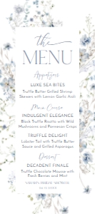B036 Menu 4x9: B036 Bridal Shower Bundle