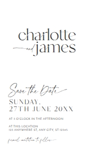 D008 Save The Date Digital: D008 Wedding Bundle