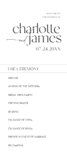 D008 Wedding Program 4x9: D008 Wedding Bundle