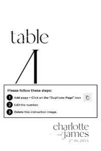 D008 Table Number 4x6: D008 Wedding Signage Bundle
